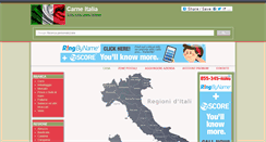 Desktop Screenshot of carneitalia.com